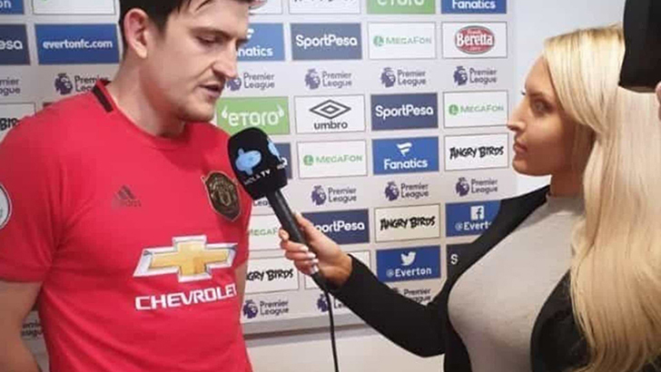 A postura viral do capitão do Manchester United ao ser entrevistado por jornalista inglesa