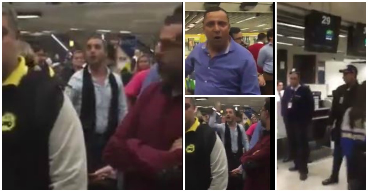 Português defende funcionários de aeroporto brasileiro que estavam a ser insultados