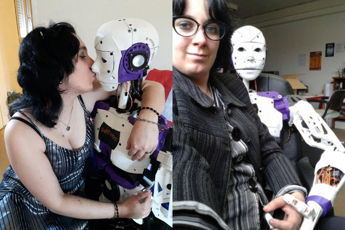 Mulher apaixona-se por robô impresso em 3D e agora quer casar com ele