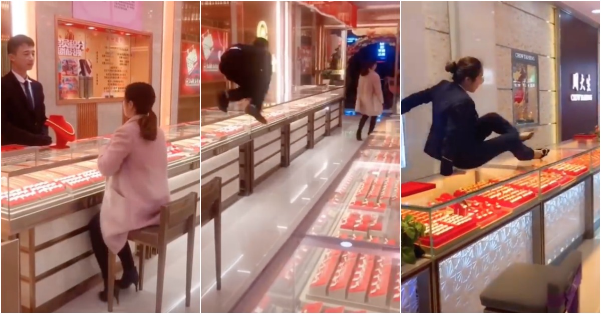 Simular roubos em lojas é a nova brincadeira na China