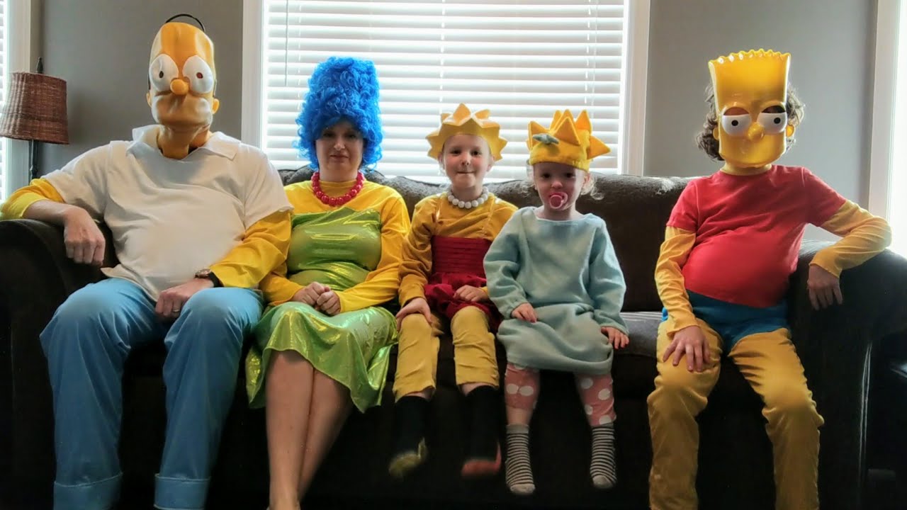 Família em quarentena recriou a abertura dos Simpsons