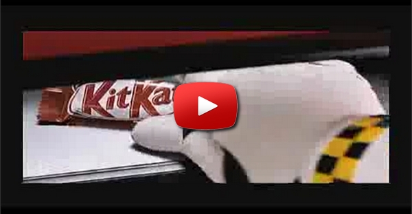 Bonecos de testes gostam de Kitkat