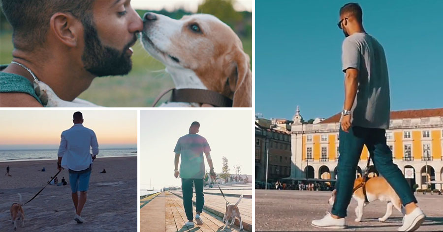Jovem português mostra como ter um cão pode mudar a vida de alguém