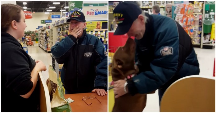 Veterano de guerra é surpreendido ao recuperar os seus cães de estimação