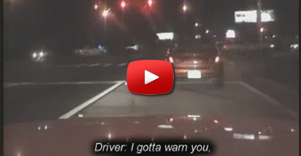 World's Dumbest Drivers - Condutora bebeda quase atropela policia