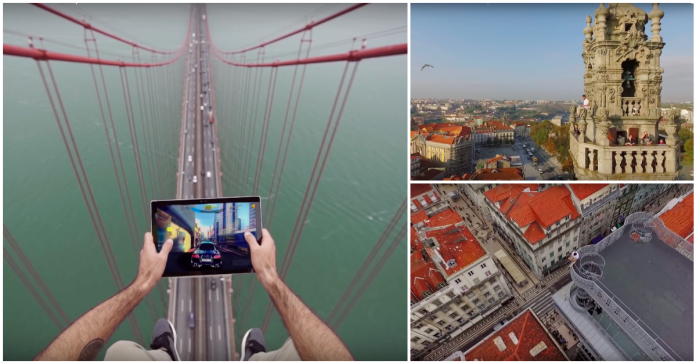 Microsoft grava vídeo espetacular em Portugal para leva Surface ao extremo