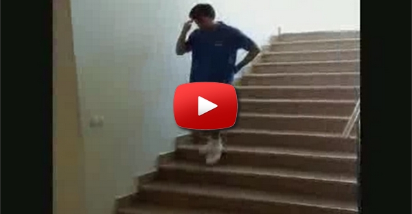Descer escadas com estilo