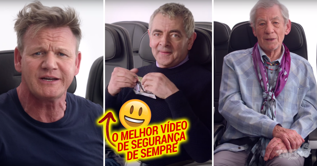 Mr. Bean, Gordon Ramsay e Gandalf participam no melhor vídeo de segurança de sempre