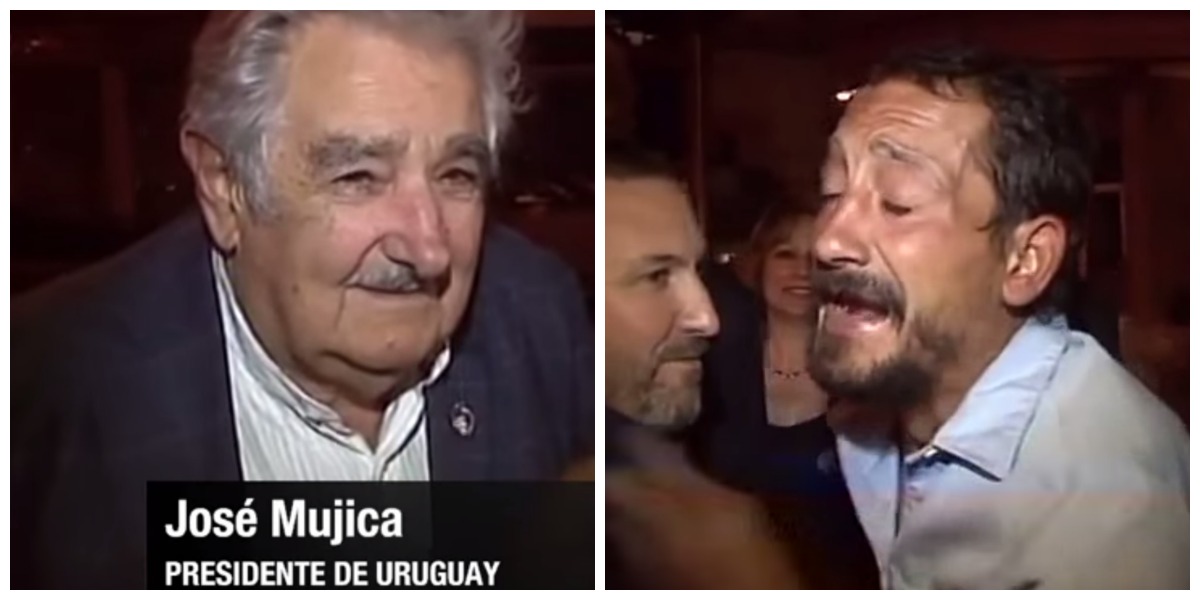 Presidente do Uruguai surpreende sem-abrigo que lhe pediu uma moeda