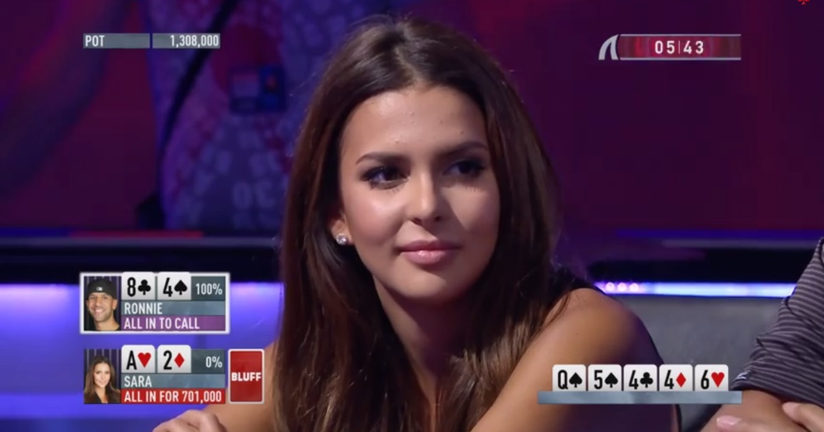 Miss Finlândia fez o bluff mais lindo dos últimos tempos a um profissional do Poker