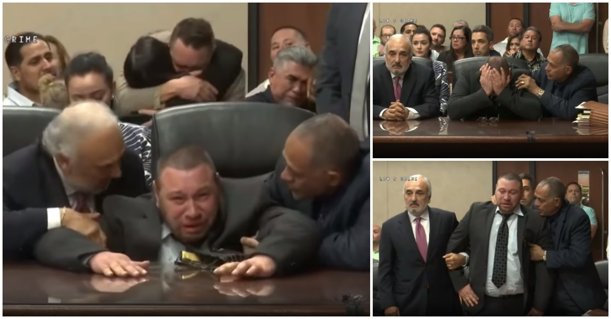 A emocionante reação de um homem que após 25 anos de prisão é declarado inocente