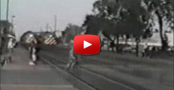 Menina atropelada por um comboio