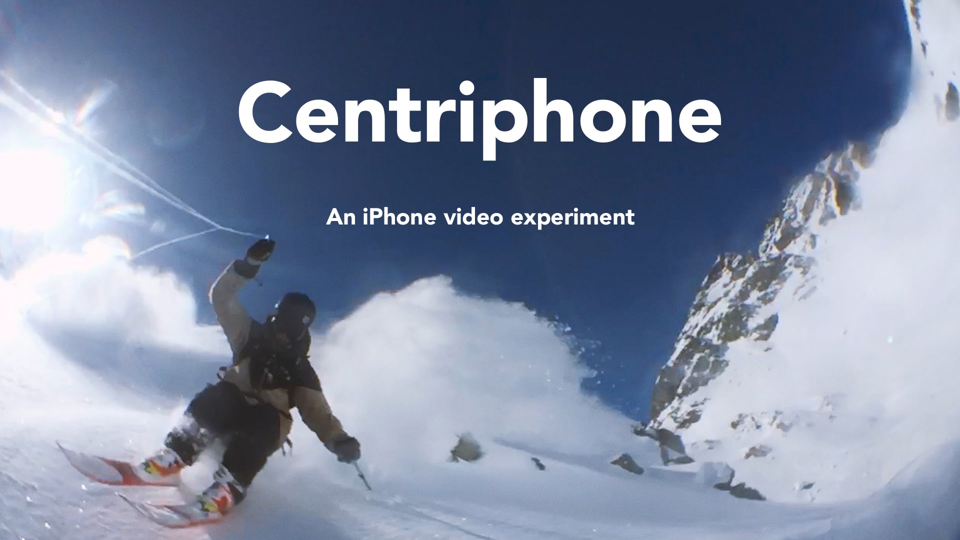 Vídeo espectacular em slow-motion rodando um iPhone num cabo