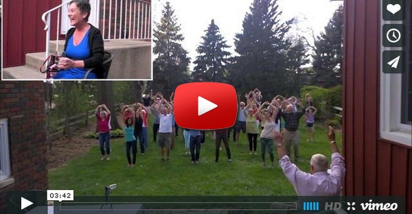 Mulher com cancro terminal recebe a melhor “flash mob” de sempre