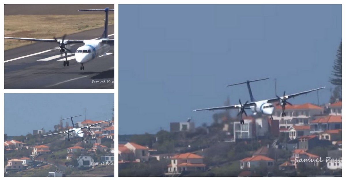 Vídeo mostra como é difícil aterrar no aeroporto da Madeira
