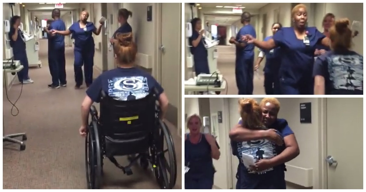 Rapariga surpreende enfermeira ao recuperar de uma paralisia