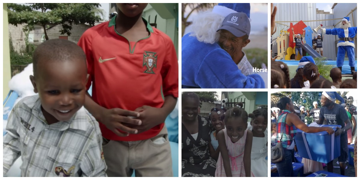 WestJet proporciona um milagre de Natal para os mais pobres na República Dominicana