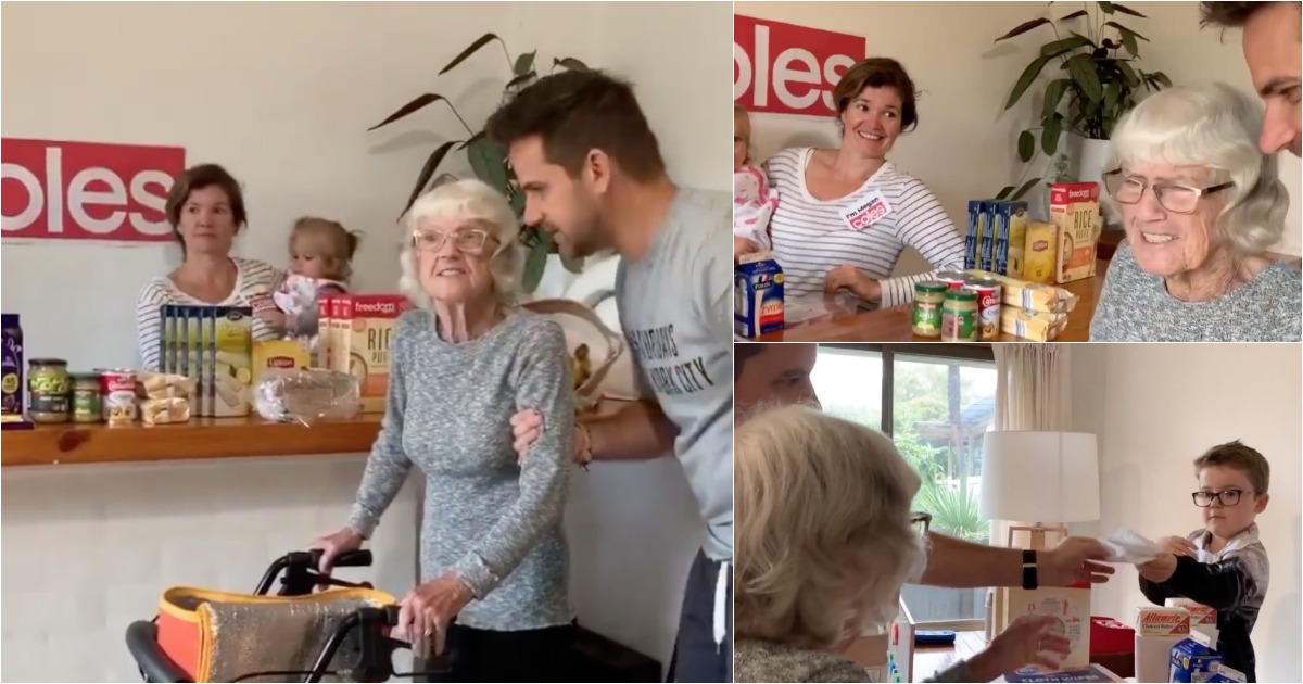 Família improvisa supermercado em casa para ajudar avó com Alzheimer