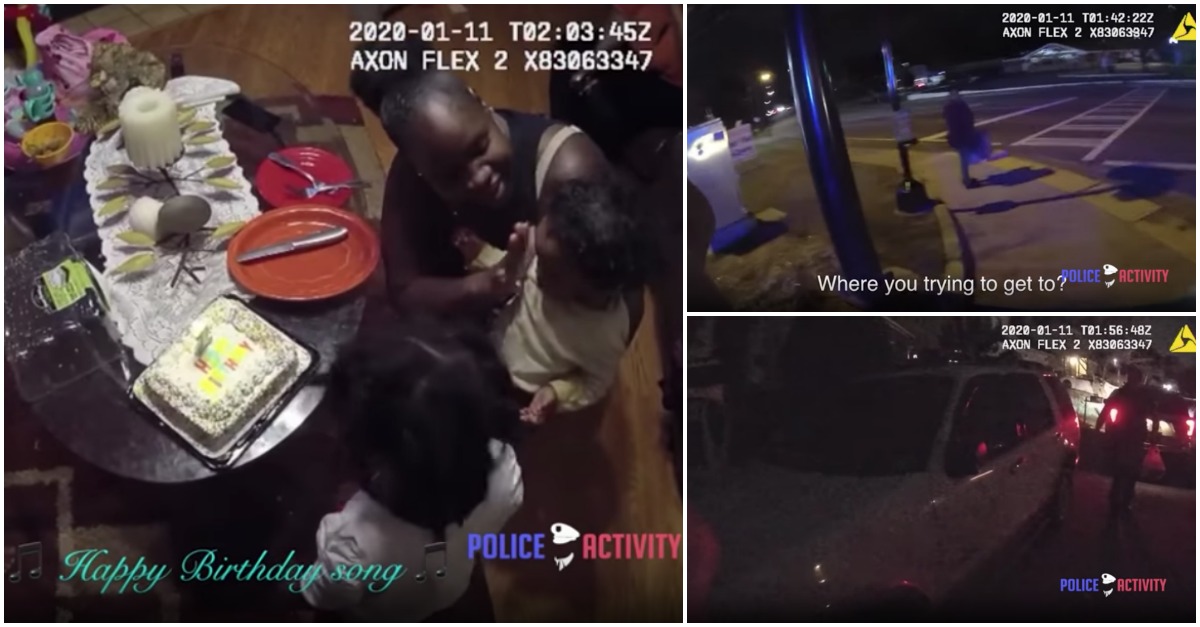 Polícia tem gesto ENORME com mulher a tentar chegar a casa no dia do 1º aniversário da filha