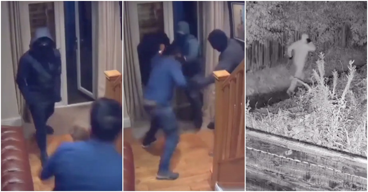 Homem sozinho afugenta três ladrões que tentavam assaltar-lhe a casa