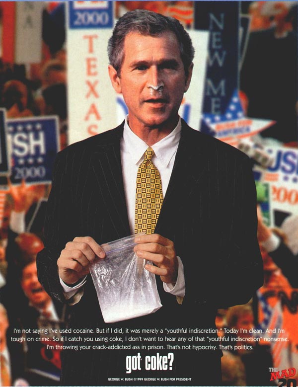 Bush dependente da droga