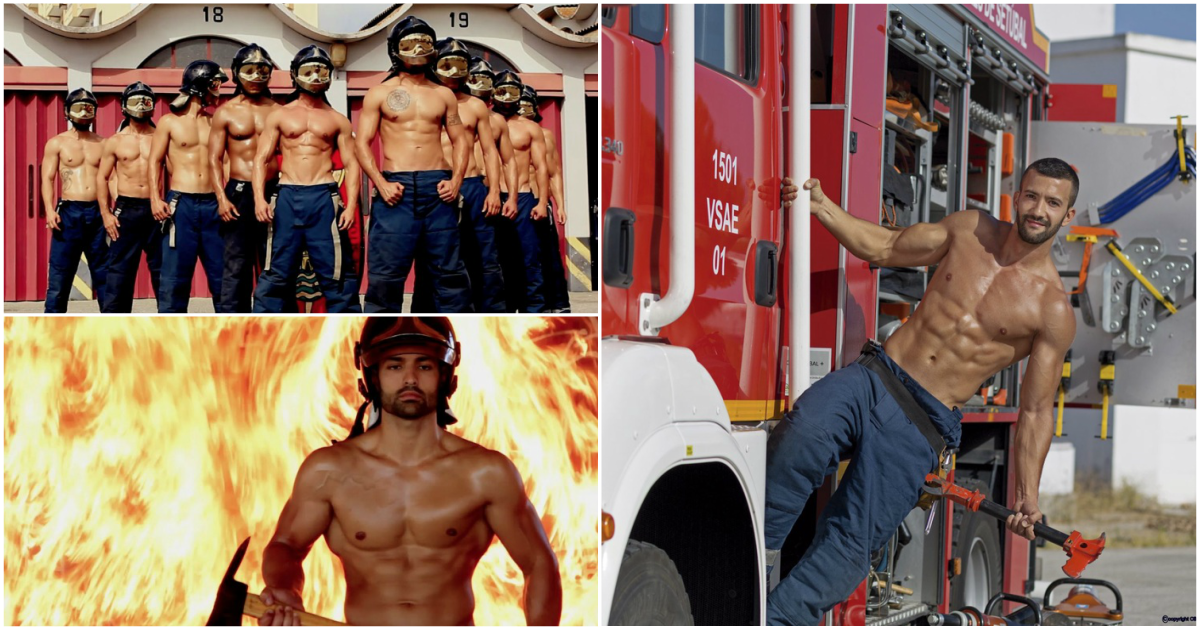 Bombeiros Sapadores de Setúbal despem a farda para um novo calendário solidário