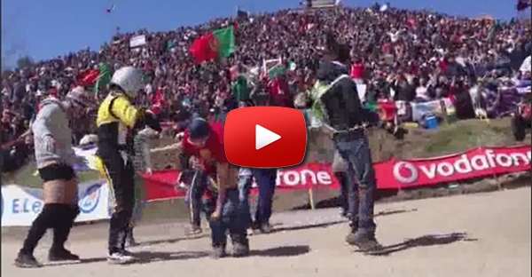 Harlem Shake no rally de Portugal