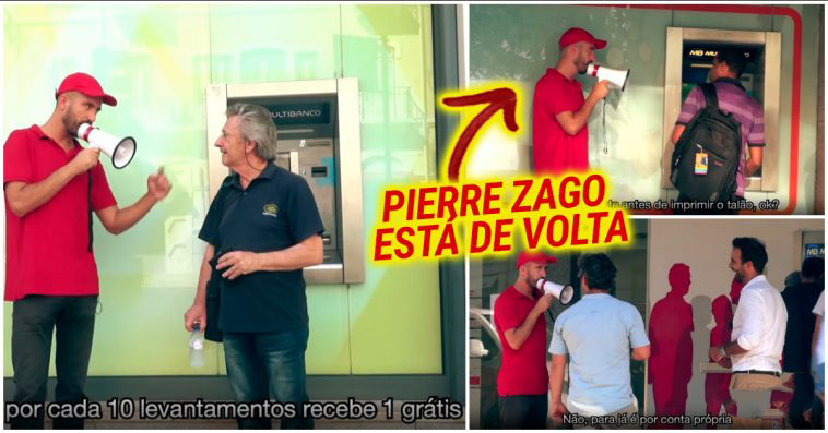 Pierre Zago decidiu ser empreendedor e criou a profissão de auxiliar de Multibanco