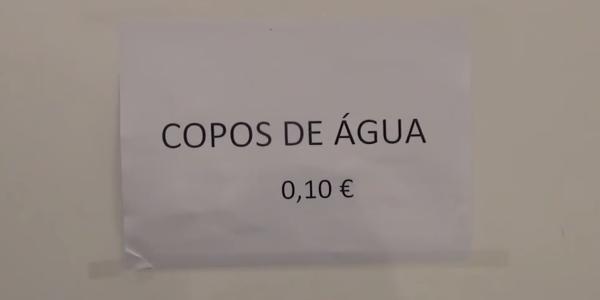 Segurança Social vende copos de água a reformados e desempregados?