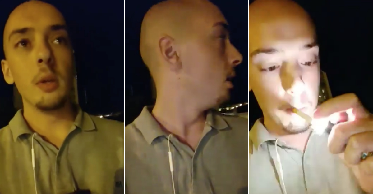 Jovem tuga mostra o perigo de andar sozinho à noite