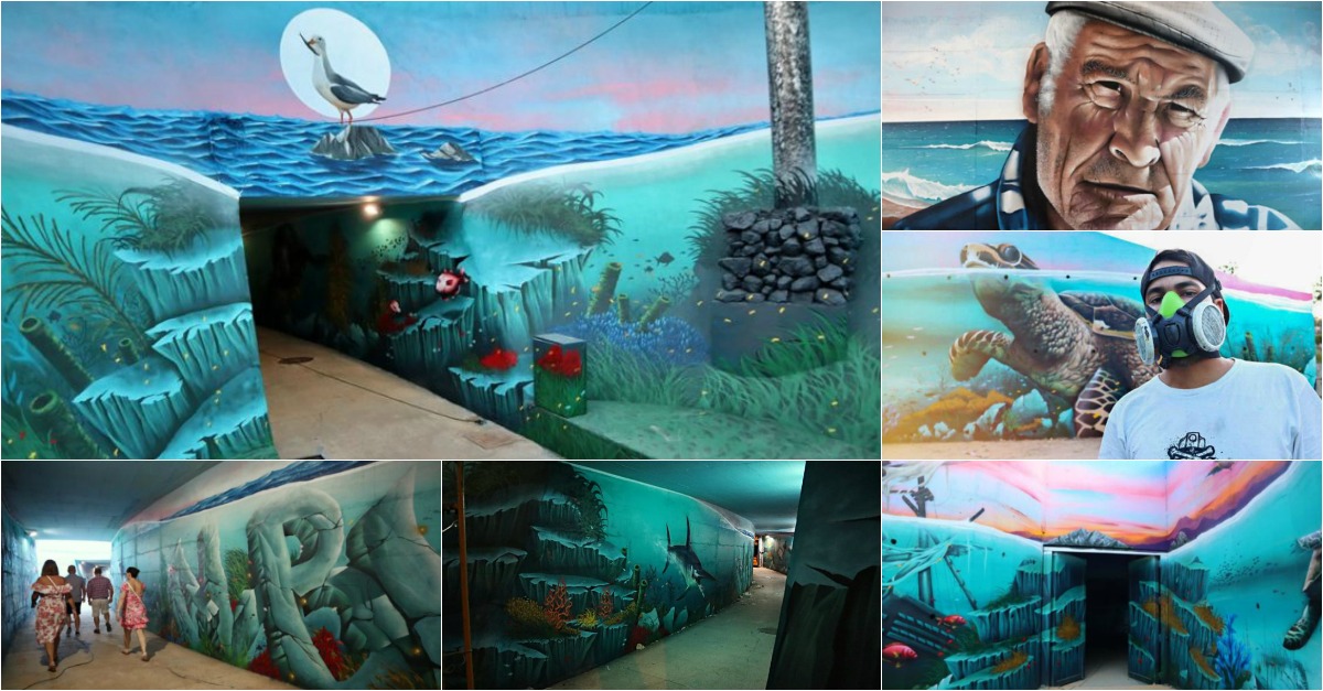 Street artist português criou obra brutal com 700m² em Albufeira