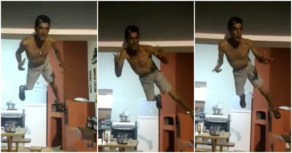 Homem invade casa de vizinho para reclamar do barulho mas acaba como Super Vizinho!