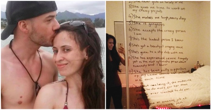 Marido encontra forma maravilhosa de ajudar a esposa que enfrenta uma depressão