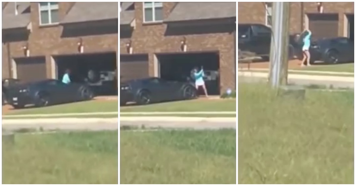 Mulher descobre traição do marido e vinga-se no seu novinho Corvette Z06