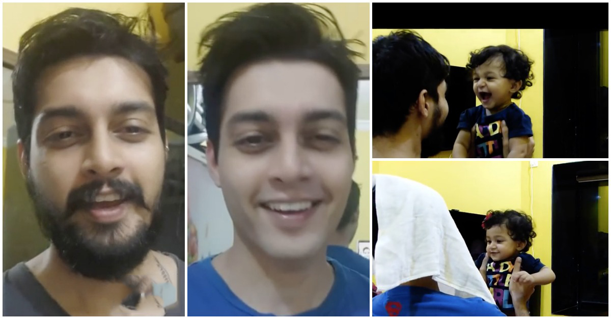 Pai corta a barba para registar a reação da filha que nunca o conheceu de outra forma