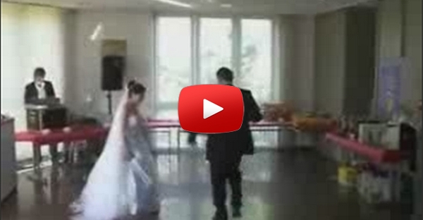Dança moderna de casamento