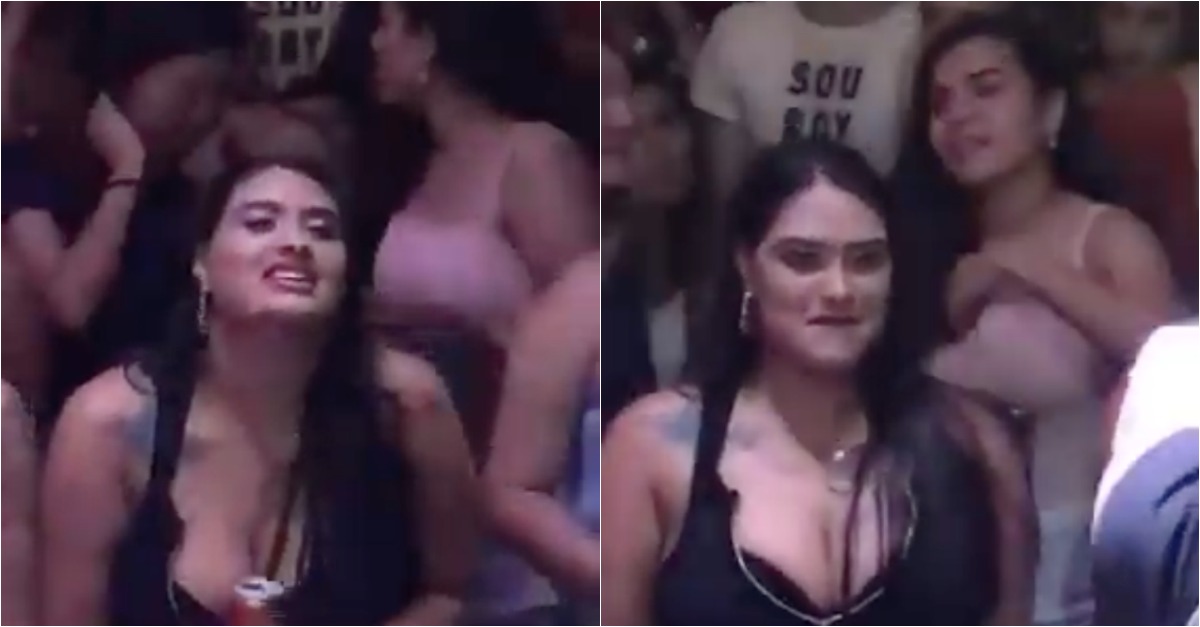 Mulher a olhar para bailarino explica o significado de comer com os olhos