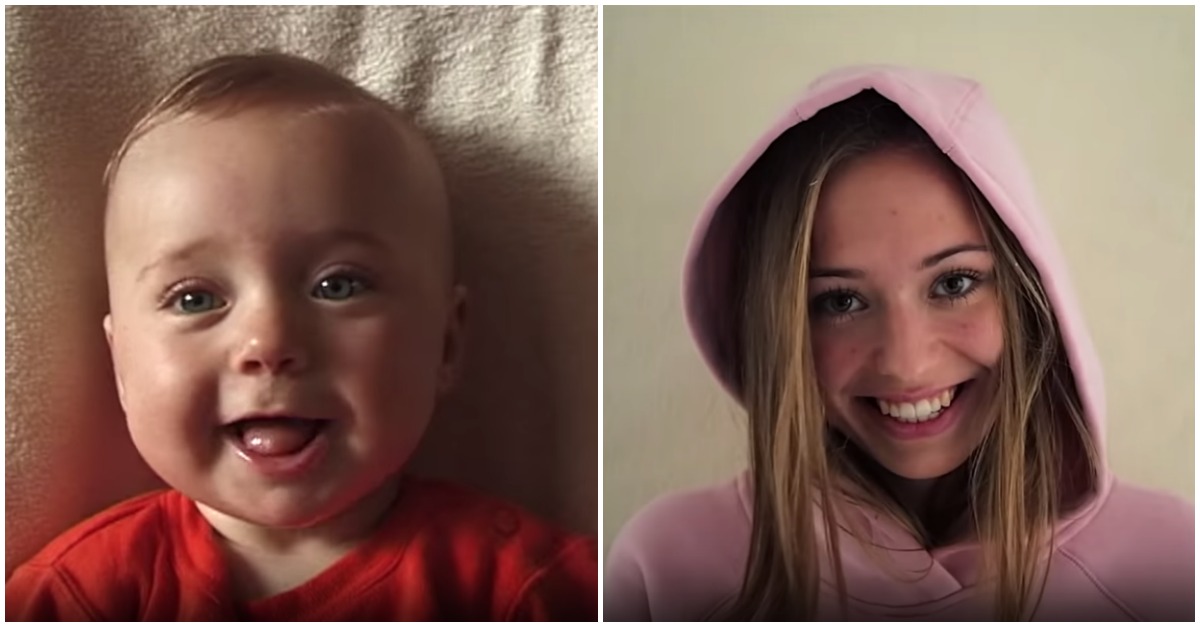 Pai tira uma foto da filha todas as semanas desde o nascimento até aos 20 anos de idade!