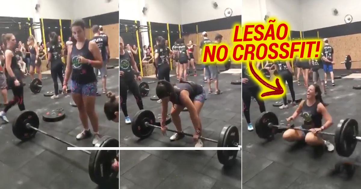 Crossfit: Rapariga tenta levantar barra com peso mas sofre lesão horrível