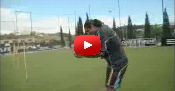 Intruso no treino do Olympic Marselha