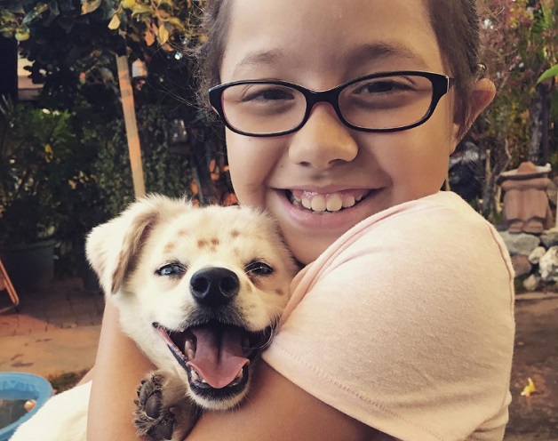 Menina surda adota e ensina língua gestual para cãozinho também ele surdo