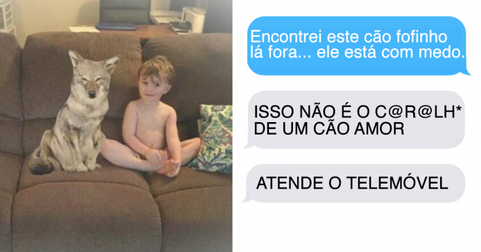 Enviou foto ao marido a dizer que adoptou um cão… que afinal é um coiote!
