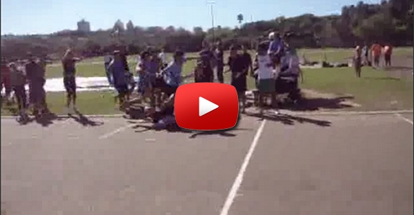 Tombo do Nathan no Final da Corrida