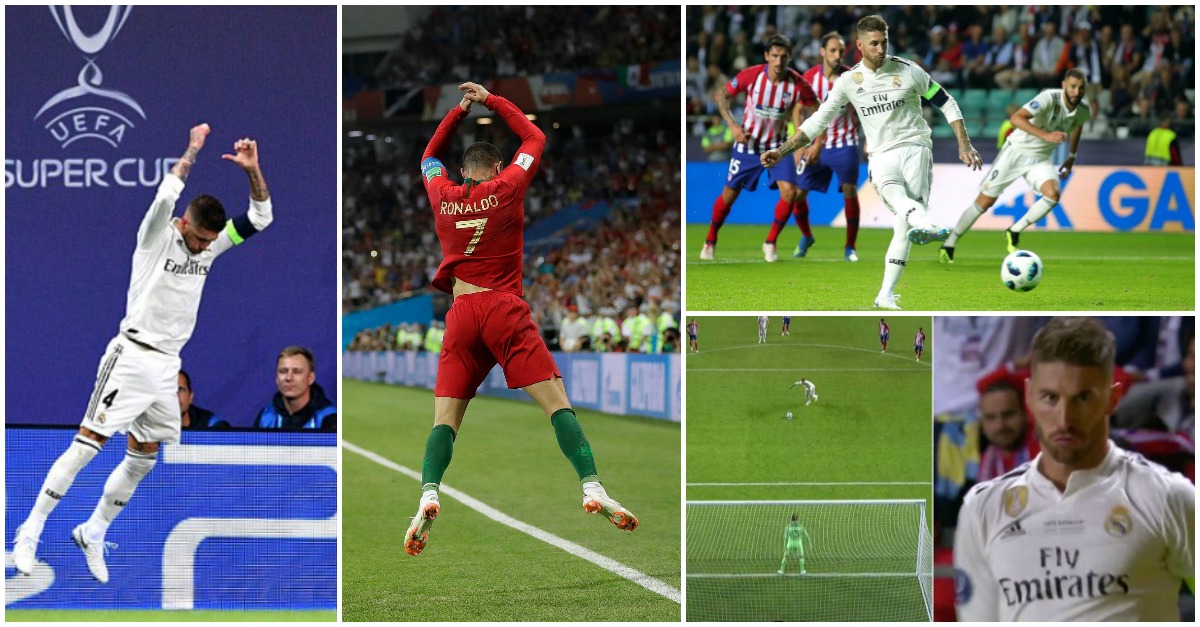 Polémica instalada em Madrid após Sergio Ramos festejar golo ao estilo de Ronaldo