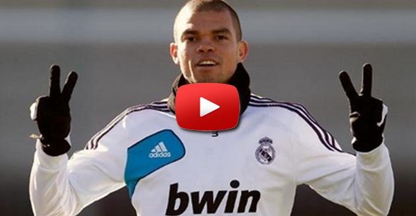 Duas grandes cuecas de Pepe a Marcelo :O