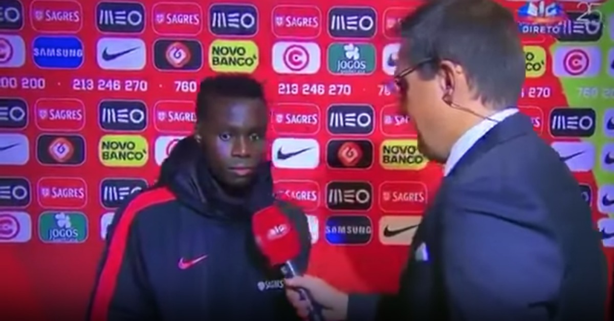 Bruma estava confuso quando falou na flash interview após o jogo particular com os EUA