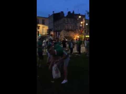 Adeptos irlandeses dão o exemplo ao apanharem o lixo que fizeram no Euro 2016