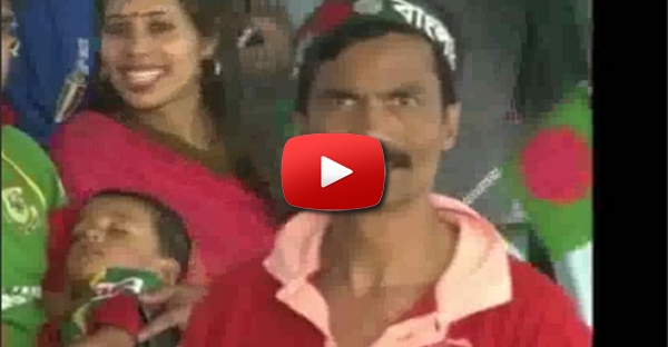 O fan de cricket mais perturbador de sempre!