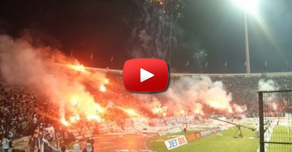 Adeptos do PAOK fazem estádio meter respeito a qualquer jogador!