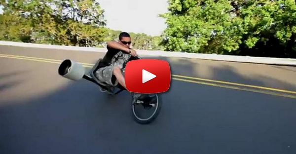 Uma descida radical num Trike!